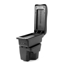 Mittelkonsole Armlehnen-Organizer für Kia Rio 3 2012-2016 Schwarz