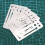 Durable Stainless Steel 10Pcs 27 Holes Erasing Shield Engineering Drawing Tool 4