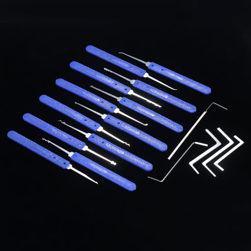 17 PCS Lock Picking Set with Storage Bag for Beginners & Professionals 2
