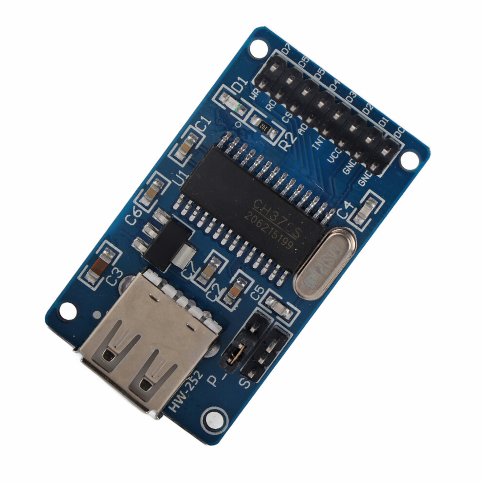 Hw-252A U Disk Usb Module Support 8-Bit Parallel, Serial Port, 4.8X2.7cm 4091362079397