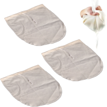 Veelzijdige zeefzak voor in de keuken, heldere keukenzeef extra groot formaat voor het filteren van kleine deeltjes, perfect voor diverse