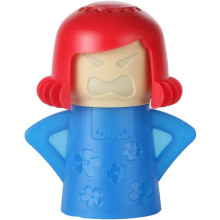 Angry Mama, o limpador de micro-ondas que cuida de você, limpa a vapor, não tóxico, limpeza rápida, pode ser lavado na lava-louças, ideal para