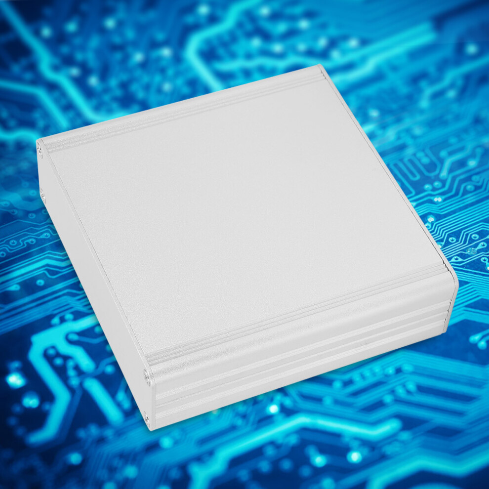 Aluminum Shell Pcb Junction Box Sand Silver, 30X105x100mm Split Heat Dissipation 8421362083777