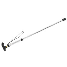 Aluminiumlegierung Teleskopischer Gehstock Leichter Wanderschirm Silber