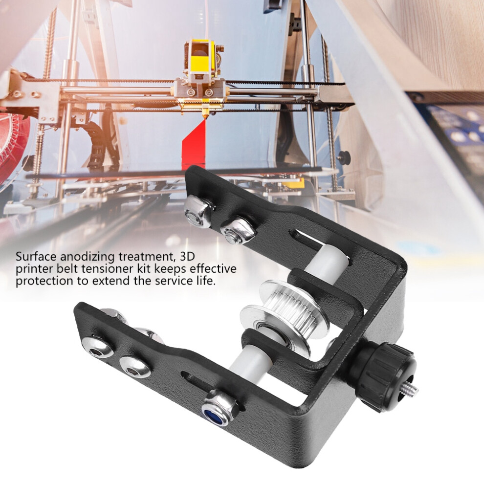 Adjustable Y Axis Belt Tensioner Kit For 3D Printer Anodized Finish Easy Setup 9301362084419