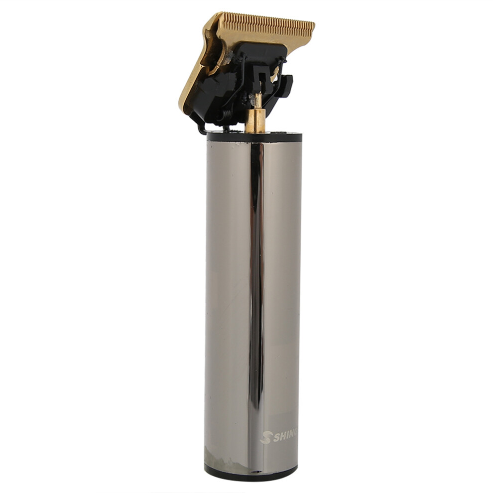 Unisex Silver Rechargeable Hair Clipper With 900Mah Li Battery & Lcd Display