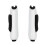 4PCS White PU Shell Horse Leg Guards for Jumping, Front & Back Sizes 6