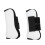 4PCS White PU Shell Horse Leg Guards for Jumping, Front & Back Sizes 5