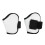 4PCS White PU Shell Horse Leg Guards for Jumping, Front & Back Sizes 15
