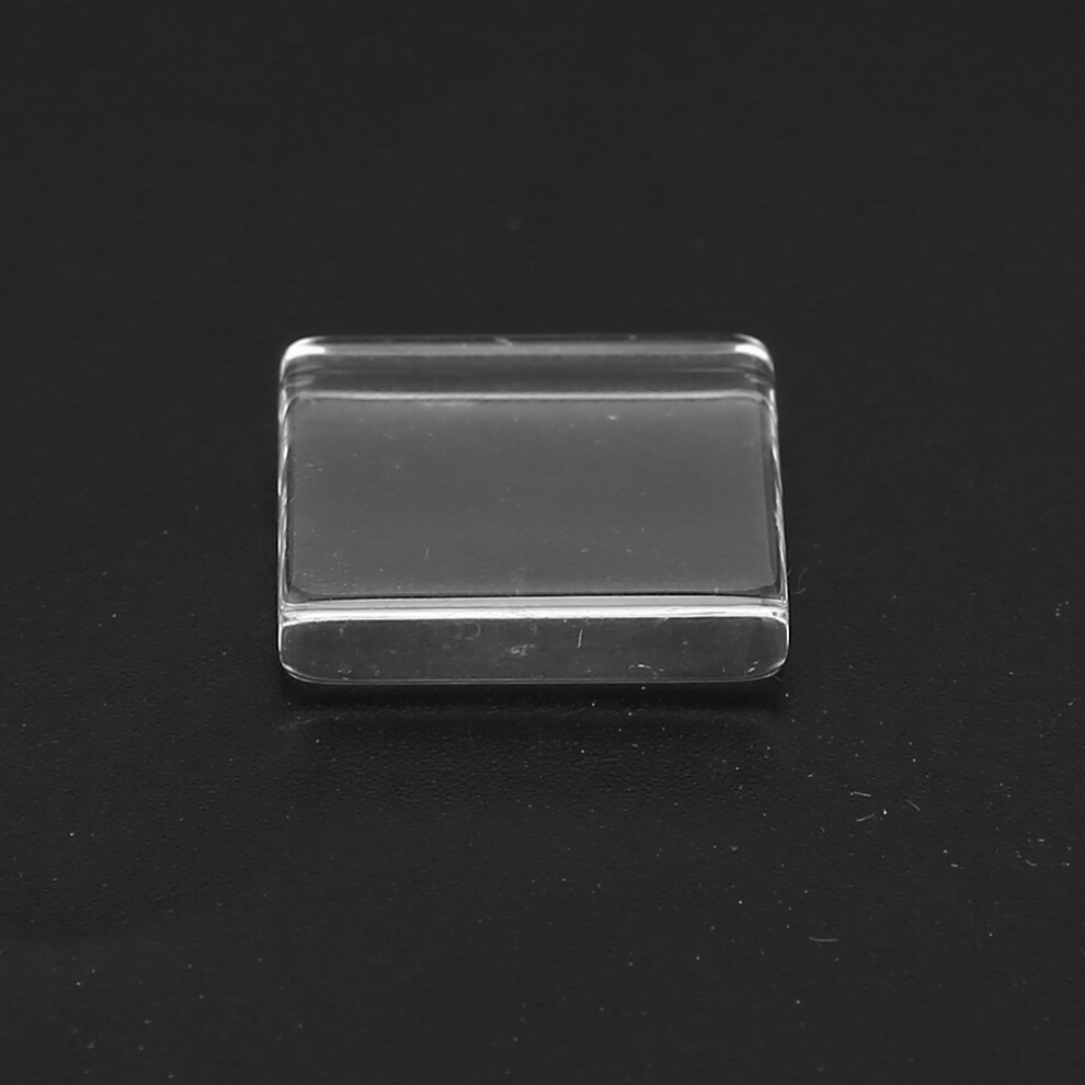 50pcs Glass Nail Polish Display Card - Transparent, 16mm
