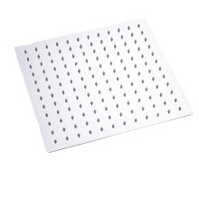 8" 10" 12" Big Panel Ceiling Mounted Shower Head Stainless Steel Large Flow Supercharge Rainfall Bathroom Shower head(12 inch silver)