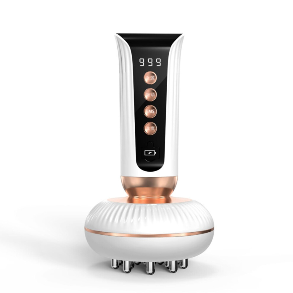 Red/Light/White Firmyera Leg Massager, Bring Relief To Painful And Swollen Legs Intelligent Voice/ /Heating/Massage (White)