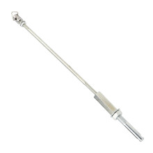 Silber verstellbarer Banjo-Ständer, 350 mm, tragbarer Stahlständer