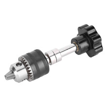 Aluminum Alloy Hand Drill, 0.5-6.5mm Clamping Range, Black, 11cm