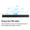 BS‑28B Wireless Bluetooth Soundbar with Remote, 45W, Black 10