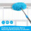Erextendable Duster 1pc Microfiber Ceiling Fan Duster with Extension Pole Cleaner Telescopic(Blue) 3