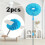 Erextendable Duster 1pc Microfiber Ceiling Fan Duster with Extension Pole Cleaner Telescopic(Blue) 4