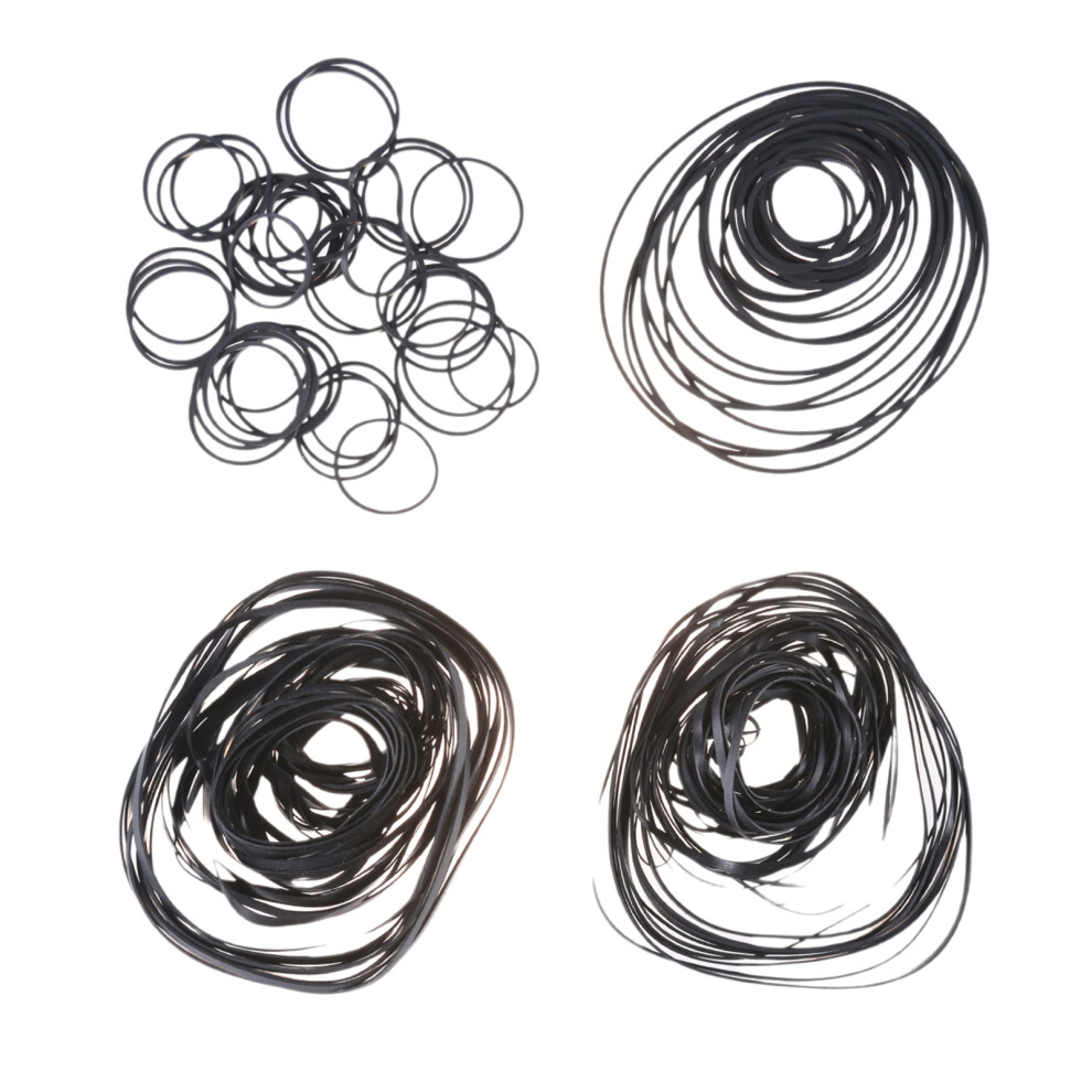Cassette Tape Machine Belt Rubber Belts 1/2/3Mm Width Mixed For 7732000143731
