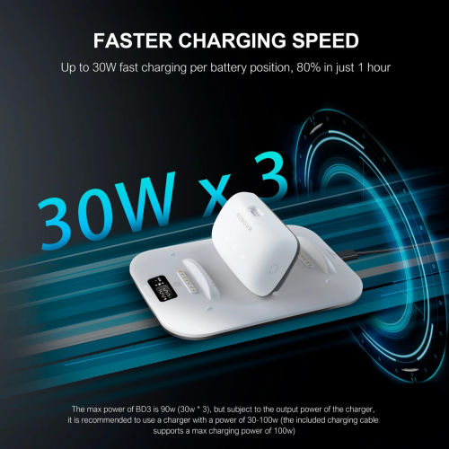 BOBOVR BD3 Triple chargeur pour batteries B100 1