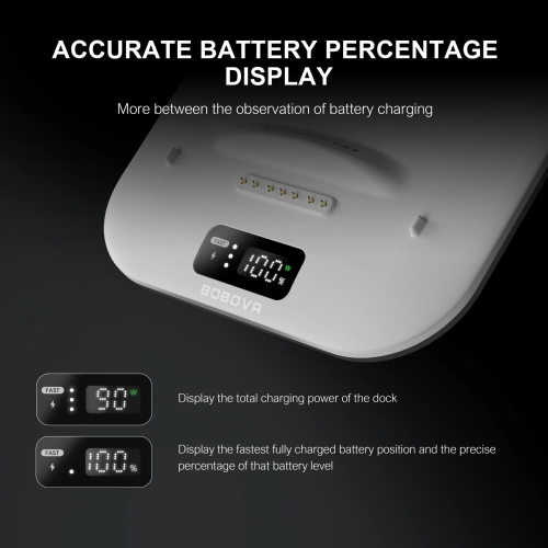 BOBOVR BD3 Triple chargeur pour batteries B100 2