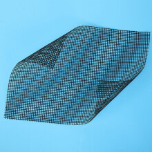 3-Piece Non-Stick BBQ Mesh Mat Set, 30x40cm, Black