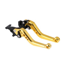 short clutch lever Clutch Lever Brake Lever Set Foldable Handle Levers Motorcycle Accessories Parts Aluminum Alloy Multi-position Adjustable Levers 1
