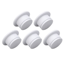 5 Stück Surf-Leash-Plug Ersatz Rund PVC Edelstahlbecher 4,5 cm