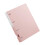 4-Rings Binders 4 Hole Binders Folders A4 File Folde-Pink 1