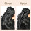 Ponytail Hair Extensions Braids Hairpiece Adjustable-1B 5