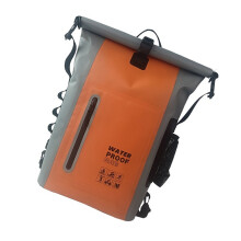 Spacious Water Resistant Daypack With Multiple-Orange