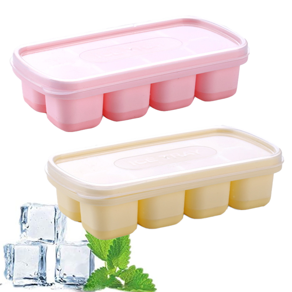 LFGB Certified Silicone Ice Cube Trays, Multi-purpose With Easy Release Flexibility, Removable Lid For Freshness, And Stackable Design For Efficient F-image-OPC-PMZTNW2-NEW