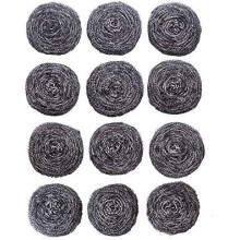 Esponja de aço inoxidável resistente à ferrugem, fácil de manusear e com excelente desempenho de limpeza em superfícies difíceis. Ideal para