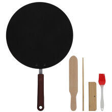 Crepe Pan Nonstick Skillet Flat Design 30cm For Pancakes Egg Pan With Comfortable Handle Suitable For Gas Stoves Easy To Clean Durable Craftsmanship