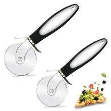 Rotella per pizza con impugnatura antiscivolo, lama affilata di livello professionale per un taglio senza sforzo, design ergonomico con funzionalità
