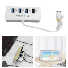 Type C & Micro USB Docking Station with USB2.0 Hub 4 In 1 for Laptop & Desktop