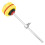 Optimized Drum Beater for Drummers Metal Silicone Yellow Instrument Accessory 3