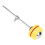 Optimized Drum Beater for Drummers Metal Silicone Yellow Instrument Accessory 7