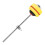 Optimized Drum Beater for Drummers Metal Silicone Yellow Instrument Accessory 5