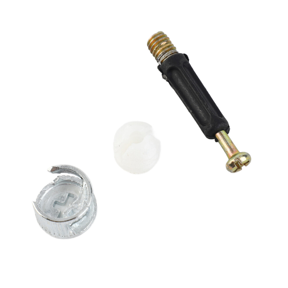 Furniture Hardware Eccentric Wheel Connecting Kit 100 Sets 3-In-1 Fixings 8721362096006