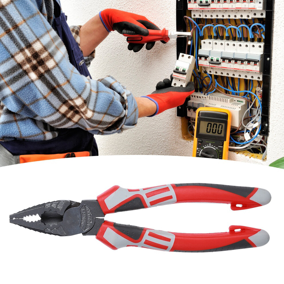 8-Inch German Electrician Pliers Wire Cutter With Alloy Steelhrc58-62 4631362095906