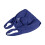 Robuste Nylon-Einkaufstasche mit Herz-Design, kompakt-Blau 1