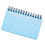 Kleines Notizbuch mit Doppelspulenbindung,-Blau 1
