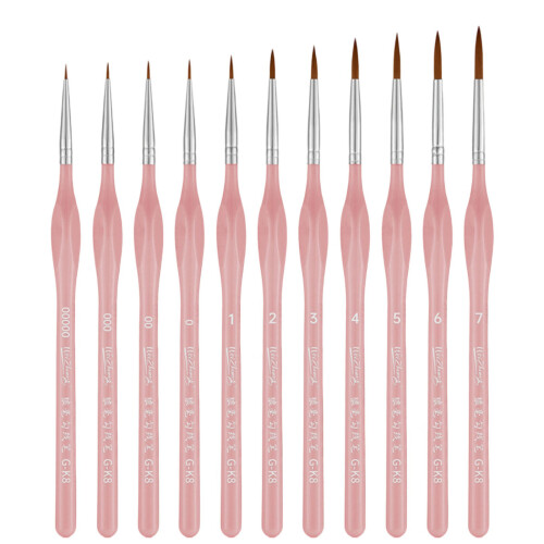 11-teiliges Pinselset mit feinen Details für-1