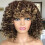 Afro-Locken-Perücken, Haarverlängerung,-Wählen Sie die Farbe 7