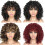 Afro-Locken-Perücken, Haarverlängerung,-Wählen Sie die Farbe 2