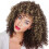 Afro-Locken-Perücken, Haarverlängerung,-Wählen Sie die Farbe 5
