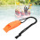 8 Stück Orange Kunststoff Doppel-Frequenz-Notfall-Survival-Pfeife 7,2 cm 6