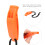 8 Stück Orange Kunststoff Doppel-Frequenz-Notfall-Survival-Pfeife 7,2 cm 11