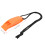 8 Stück Orange Kunststoff Doppel-Frequenz-Notfall-Survival-Pfeife 7,2 cm 4