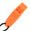 8 Stück Orange Kunststoff Doppel-Frequenz-Notfall-Survival-Pfeife 7,2 cm 9